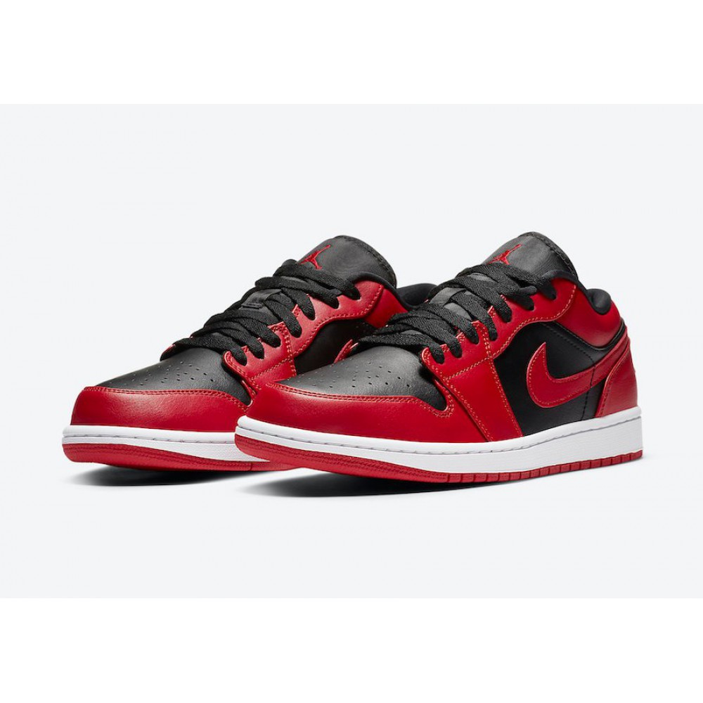 Nike Air Jordan 1 Low Reverse Bred 553558-606 Nike Air Jordan 1 Low Reverse Bred 553558-606