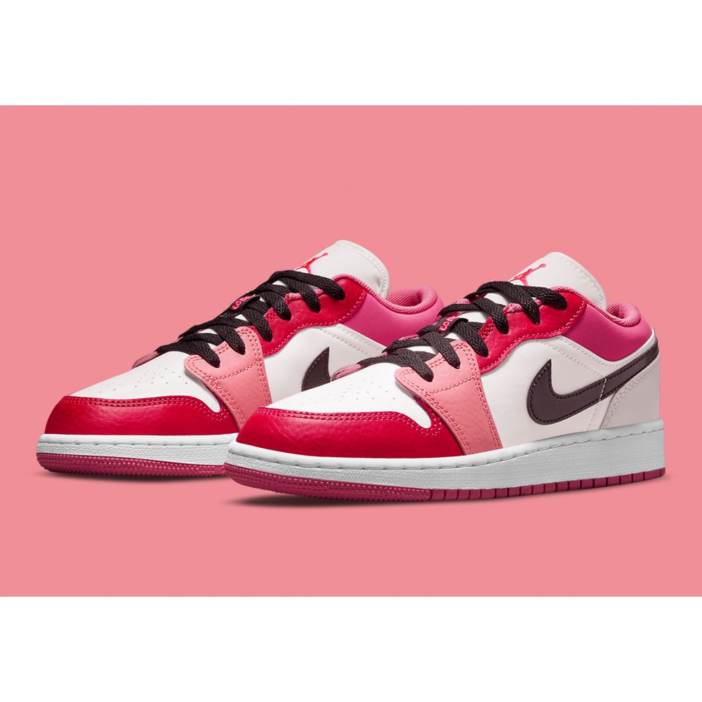 Nike Air Jordan 1 Low Pink Red (GS) 553560-162 Nike Air Jordan 1 Low Pink Red (GS) 553560-162